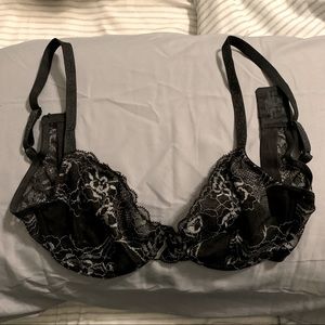 Unlined Lace Underwire Bra